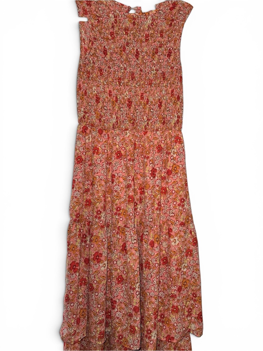 Sienna Sky Sleeveless Smocked Tiered Maxi Dress - Picture 2 of 4